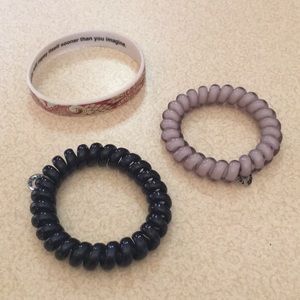 Teleties Hair Ties/Bracelets plus bonus bracelet!